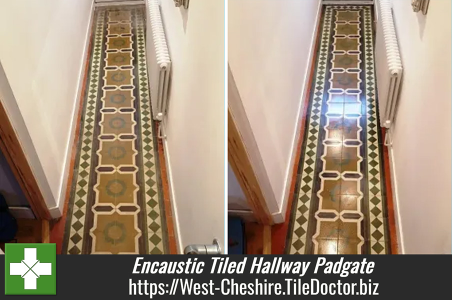Renovating an Encaustic Tiled Hallway in Padgate near Warrington